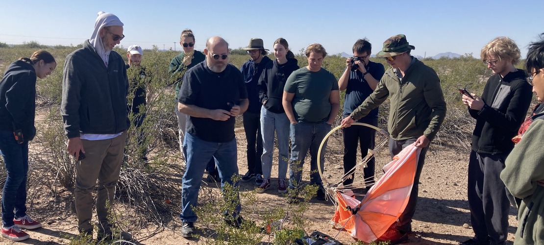 Payload landing site, Fall 2022.