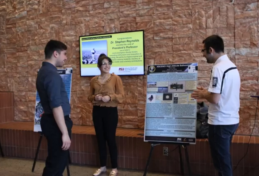 ASU Space Grant Interns present poster