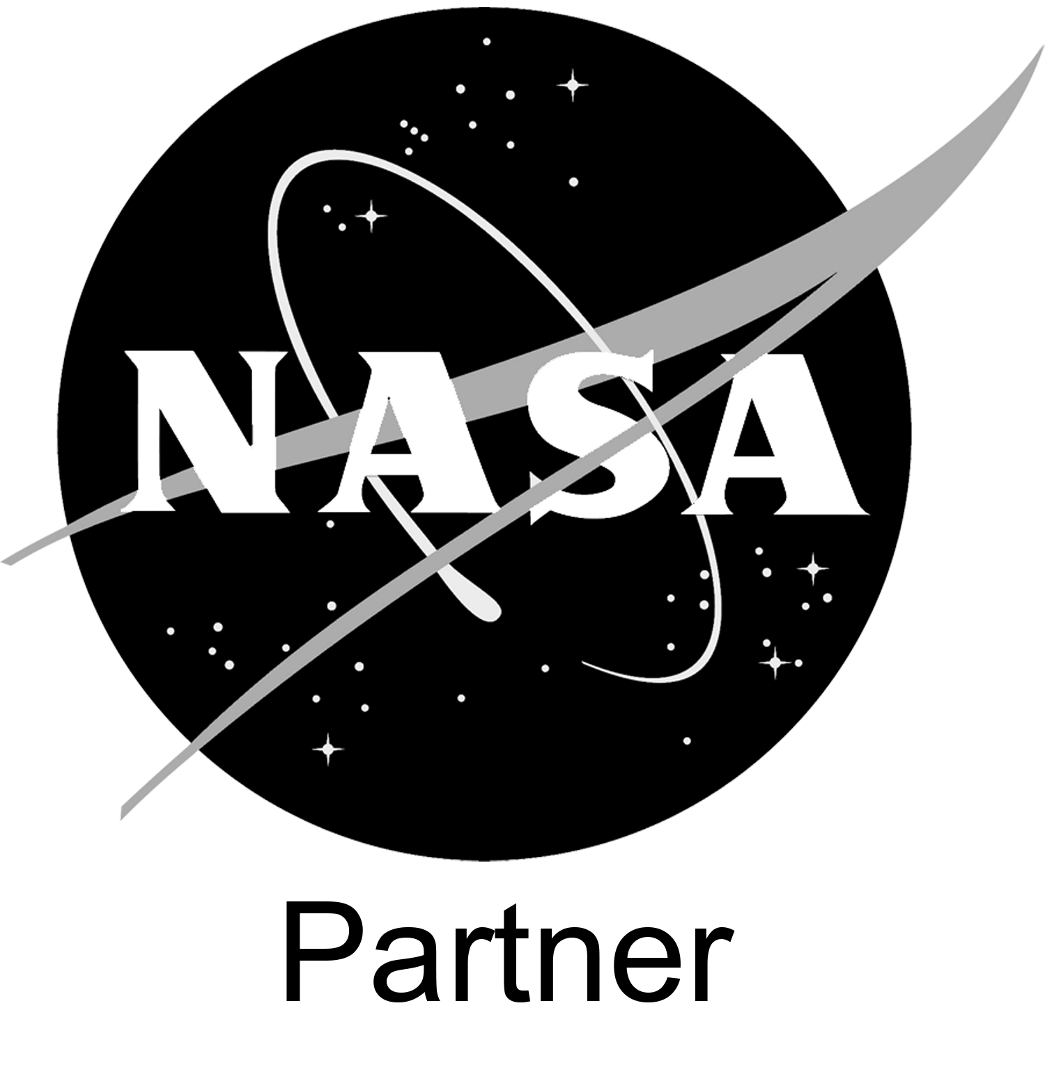 NASA Insignia Grayscale
