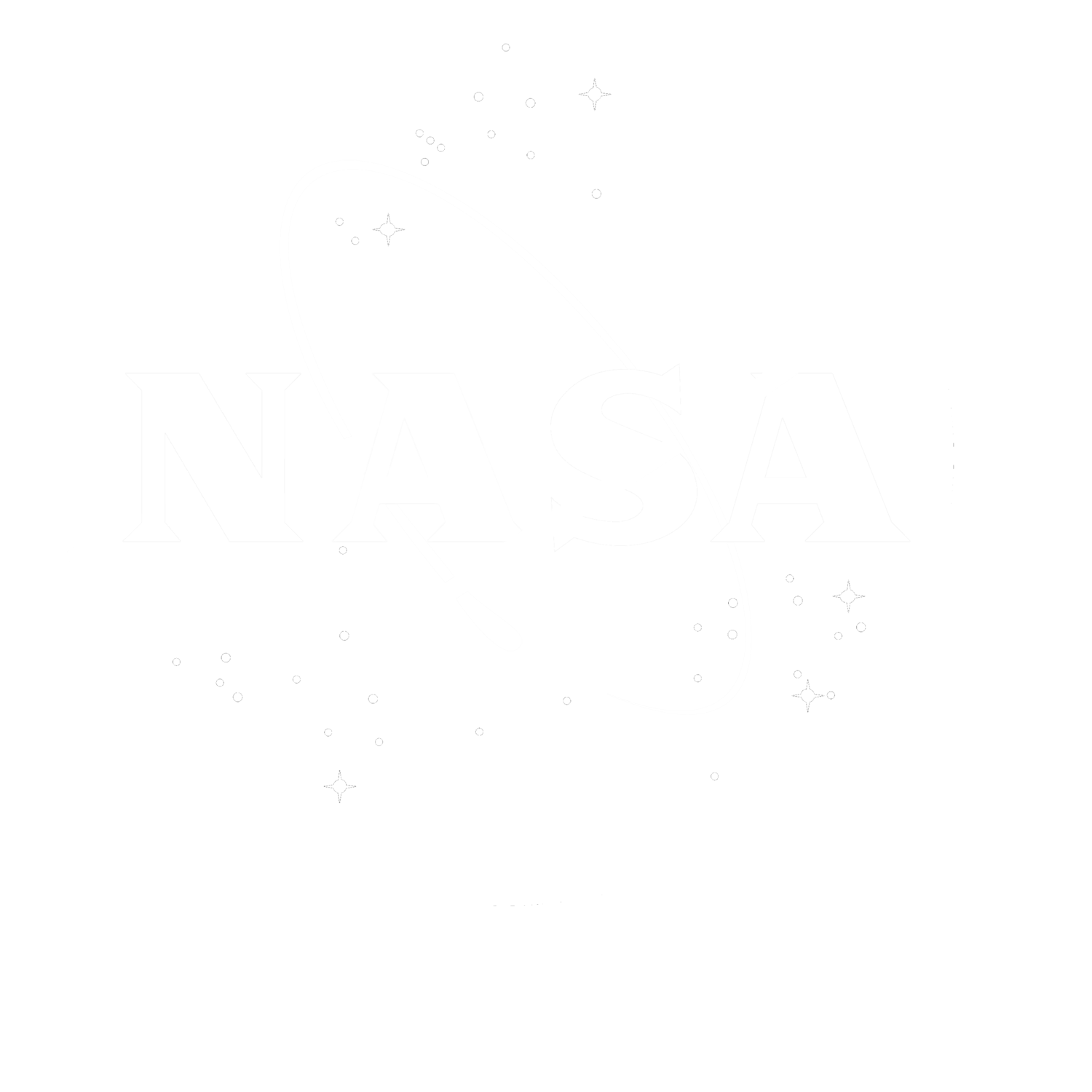 nasa logo white png