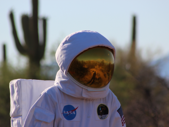 Astronaut in the Desert.