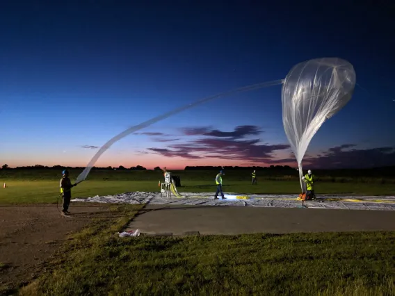 NASA/Raven Aerostar BalloonSat Launch