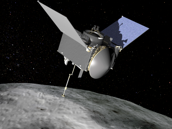 Artist rendering of NASA's OSIRIS-REx space probe. Source: NASA