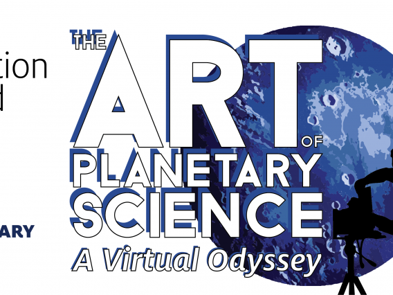 The Art of Planetary Science: A Virtual Odyssey. Online from Sept. 25-27. Promotional Banner. 