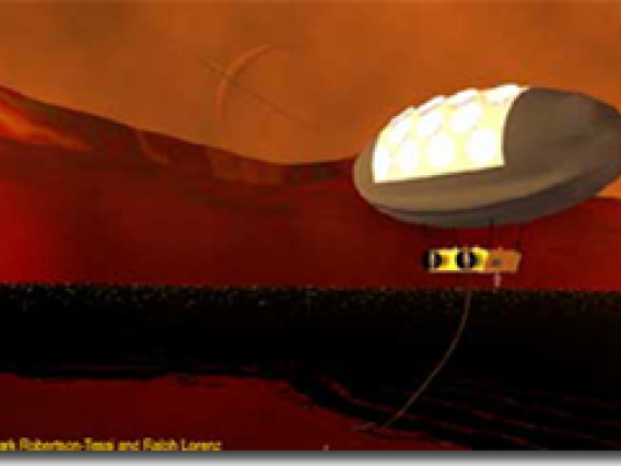 Space Grant Intern Artist Helps Scientists Envision Titan