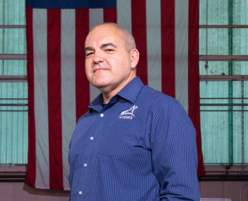 Official portrait of Carlos Garcia-Galan, deputy manager for the Gateway Program. NASA/Bridget Caswell