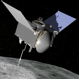 Artist rendering of NASA's OSIRIS-REx space probe. Source: NASA