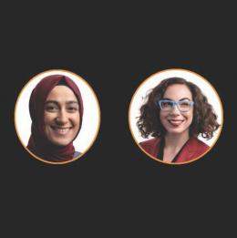 Burçin Mutlu-Pakdil (left) Erika Hamden (right)